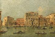 Francesco Guardi View of the Palazzo Loredan dell'Ambasciatore on the Grand Canal oil on canvas